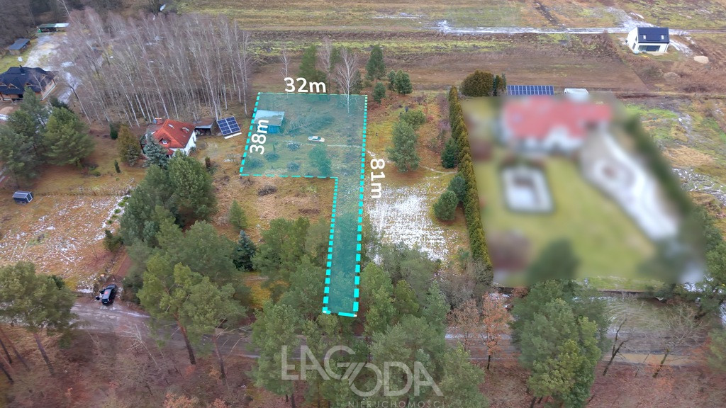 Działka Sprzedaż Chwalęcice Leśna