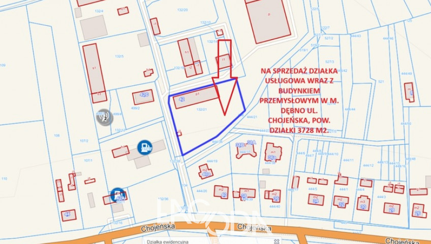 Obiekt Sprzedaż Dębno Chojeńska