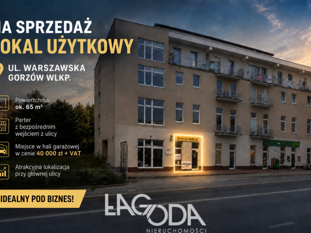Lokal usługowy w Plaza Gorzów, 64,95 m², parter