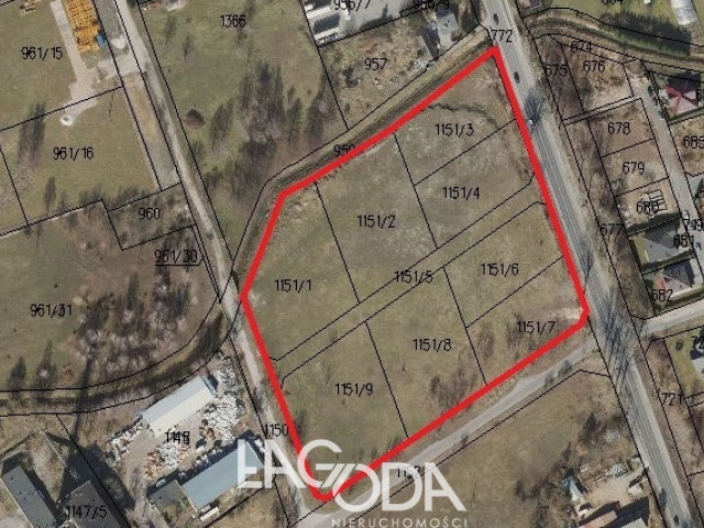 Działka inwestycyjna MPZP, pow. 2,5207 ha - Gorzów